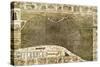 Philadelphia, Pennsylvania - Panoramic Map-Lantern Press-Stretched Canvas