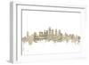 Philadelphia Pennsylvania Skyline Sheet Music City-Michael Tompsett-Framed Art Print