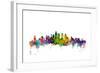 Philadelphia Pennsylvania Skyline-Michael Tompsett-Framed Art Print