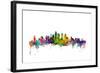 Philadelphia Pennsylvania Skyline-Michael Tompsett-Framed Art Print