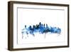 Philadelphia Pennsylvania Skyline-Michael Tompsett-Framed Art Print