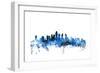 Philadelphia Pennsylvania Skyline-Michael Tompsett-Framed Art Print