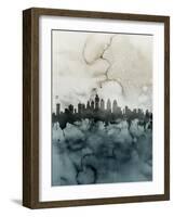 Philadelphia Pennsylvania Skyline-Michael Tompsett-Framed Art Print