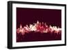 Philadelphia Pennsylvania Skyline-Michael Tompsett-Framed Art Print