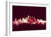 Philadelphia Pennsylvania Skyline-Michael Tompsett-Framed Art Print