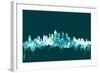 Philadelphia Pennsylvania Skyline-Michael Tompsett-Framed Art Print