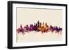 Philadelphia Pennsylvania Skyline-Michael Tompsett-Framed Art Print