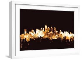 Philadelphia Pennsylvania Skyline-Michael Tompsett-Framed Art Print