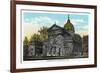 Philadelphia, Pennsylvania - St. Peter and St. Paul Cathedral Exterior-Lantern Press-Framed Art Print