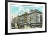 Philadelphia, Pennsylvania - Strawbridge and Clothiers Building Exterior-Lantern Press-Framed Premium Giclee Print