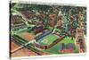 Philadelphia, Pennsylvania - University of Pennsylvania Stadium Aerial-Lantern Press-Stretched Canvas