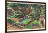 Philadelphia, Pennsylvania - University of Pennsylvania Stadium Aerial-Lantern Press-Framed Art Print