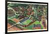 Philadelphia, Pennsylvania - University of Pennsylvania Stadium Aerial-Lantern Press-Framed Art Print