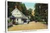 Philadelphia, Pennsylvania - Valley Green Inn, Wissahickon Drive Scene-Lantern Press-Stretched Canvas