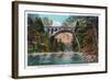 Philadelphia, Pennsylvania - Walnut Lane Bridge over Wissahickon River-Lantern Press-Framed Art Print