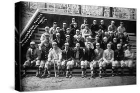 Philadelphia Phillies Team, Baseball Photo - Hot Springs, AR-Lantern Press-Stretched Canvas