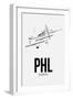 Philadelphia PHL Airport-null-Framed Art Print