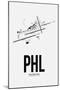 Philadelphia PHL Airport-null-Mounted Art Print