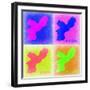 Philadelphia Pop Art Map 1-NaxArt-Framed Art Print