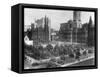 Philadelphia's City Hall Plaza-null-Framed Stretched Canvas