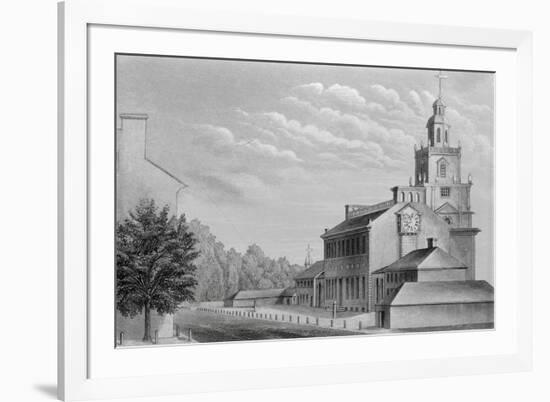 Philadelphia's Independence Hall-null-Framed Giclee Print