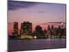 Philadelphia Skyline and Delaware River, Philadelphia, Pennsylvania, United States of America-Richard Cummins-Mounted Photographic Print