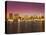 Philadelphia Skyline and Delaware River, Philadelphia, Pennsylvania-Richard Cummins-Stretched Canvas