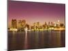 Philadelphia Skyline and Delaware River, Philadelphia, Pennsylvania-Richard Cummins-Mounted Photographic Print