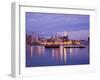 Philadelphia Skyline and Delaware River, Philadelphia, Pennsylvania-Richard Cummins-Framed Photographic Print