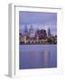 Philadelphia Skyline and Delaware River, Philadelphia, Pennsylvania-Richard Cummins-Framed Photographic Print