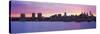 Philadelphia skyline at dusk, Pennsylvania, USA-null-Stretched Canvas
