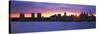 Philadelphia skyline at dusk, Pennsylvania, USA-null-Stretched Canvas