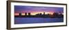 Philadelphia skyline at dusk, Pennsylvania, USA-null-Framed Photographic Print