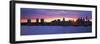 Philadelphia skyline at dusk, Pennsylvania, USA-null-Framed Photographic Print