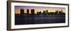 Philadelphia skyline at dusk, Pennsylvania, USA-null-Framed Photographic Print