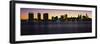 Philadelphia skyline at dusk, Pennsylvania, USA-null-Framed Photographic Print