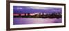 Philadelphia skyline at dusk, Pennsylvania, USA-null-Framed Photographic Print