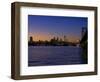 Philadelphia Skyline at Dusk-James Shive-Framed Photographic Print