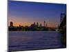 Philadelphia Skyline at Dusk-James Shive-Mounted Photographic Print