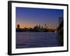 Philadelphia Skyline at Dusk-James Shive-Framed Photographic Print