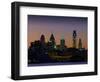 Philadelphia Skyline at Dusk-James Shive-Framed Photographic Print