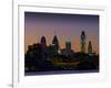 Philadelphia Skyline at Dusk-James Shive-Framed Photographic Print