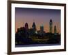 Philadelphia Skyline at Dusk-James Shive-Framed Photographic Print