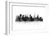 Philadelphia Skyline BG 1-Marlene Watson-Framed Giclee Print