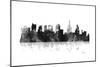 Philadelphia Skyline BG 1-Marlene Watson-Mounted Giclee Print