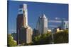 Philadelphia Skyline.-Jon Hicks-Stretched Canvas