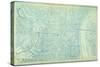 Philadelphia Street Map, Plate 9, 1959-null-Stretched Canvas