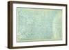 Philadelphia Street Map, Plate 9, 1959-null-Framed Giclee Print