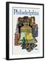 Philadelphia-David Klein-Framed Art Print