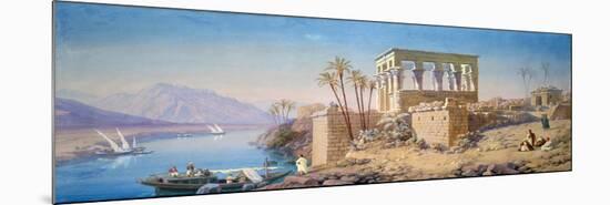 Philae, Egypt, 1863-Charles Emile De Tournemine-Mounted Giclee Print